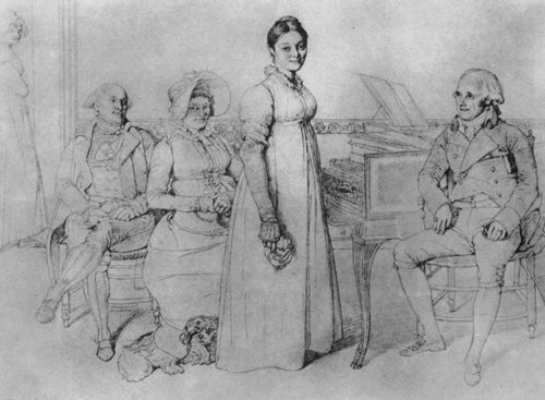 Ingres, Jean Auguste Dominique: Porträt der Familie Forestier