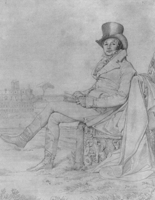 Ingres, Jean Auguste Dominique: Porträt des Lucien Bonaparte, der spätere Fürst von Canino