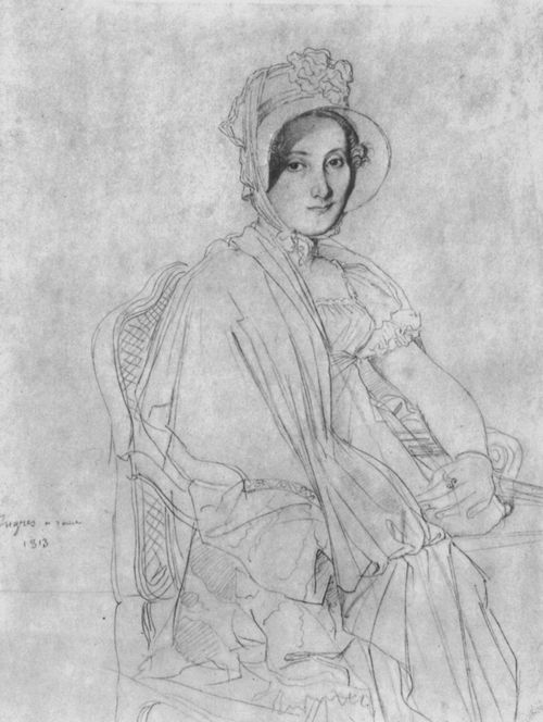 Ingres, Jean Auguste Dominique: Porträt der Mme Marie Marcoza, spätere Vicomtesse de Senonnes