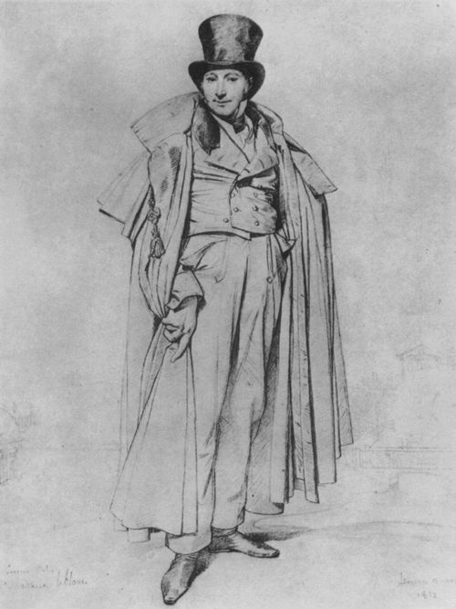 Ingres, Jean Auguste Dominique: Portrt des Jaques-Louis Leblanc