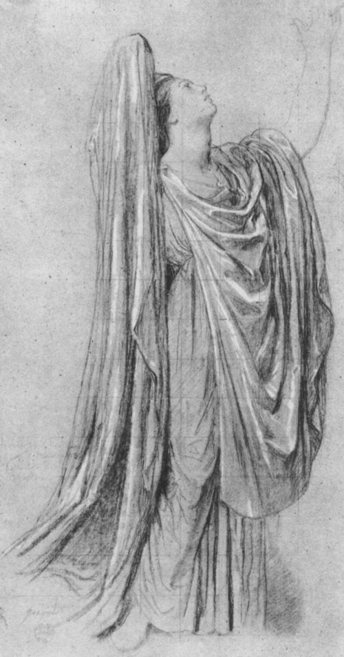 Ingres, Jean Auguste Dominique: Weibliche Studie zur allegorischen Gestalt Frankreichs