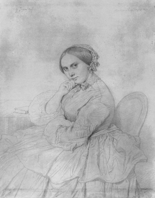 Ingres, Jean Auguste Dominique: Porträt der Mme Delphine Ingres, geb. Ramel