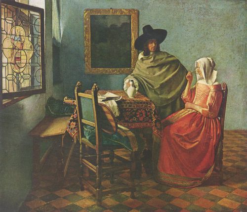 Vermeer van Delft, Jan: Herr und Dame beim Wein