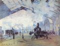 Monet, Claude: Bahnhof Saint Lazare in Paris