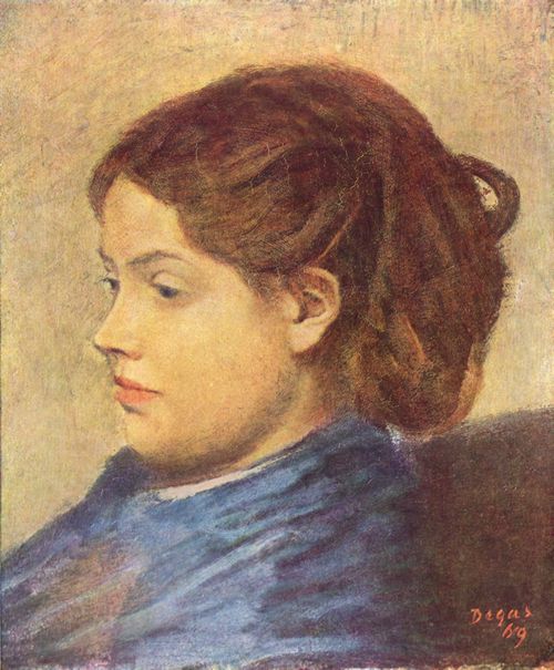 Degas, Edgar Germain Hilaire: Portrt Mademoiselle Dobigny