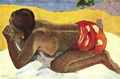 Gauguin, Paul: Otahi allein