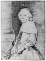 Visscher, Cornelis: Porträt eines Mädchens mit Fächer