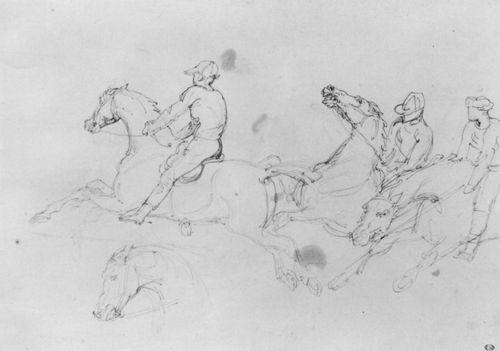 Gricault, Jean Louis Thodore: Pferderennen in England