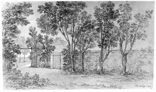 Oudry, Jean-Baptiste: Die Mauer des Parkes von Arcueil