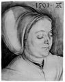 Dürer, Albrecht: Porträt einer Frau (Creszentia Pirckheimer)