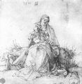 Dürer, Albrecht: Maria mit Kind auf der Rasenbank