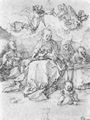 Dürer, Albrecht: Heilige Sippe, von zwei Engeln gekrönt