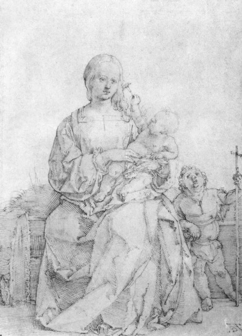 Drer, Albrecht: Maria mit Kind und Johannesknaben