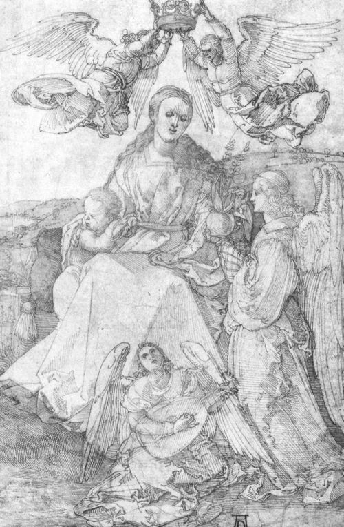 Drer, Albrecht: Maria mit Kind und Engeln