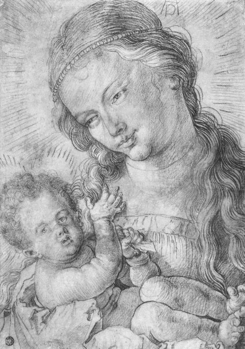 Drer, Albrecht: Maria mit Kind in Halbfigur