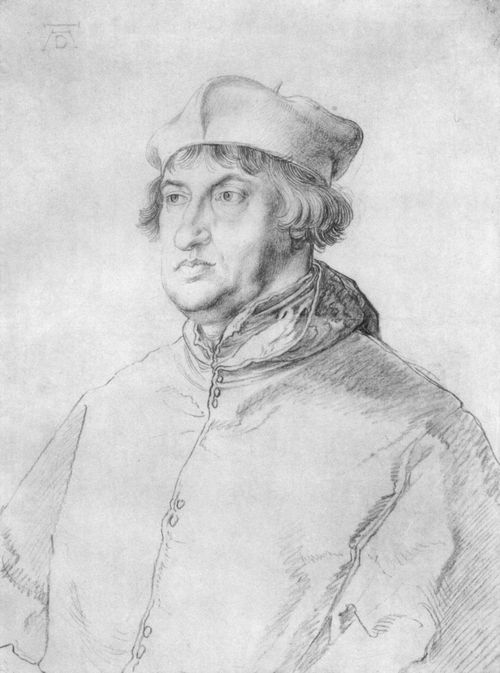 Drer, Albrecht: Portrt des Kardinal Albrecht von Brandenburg