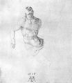Dürer, Albrecht: Studie zu einem Leichnam Christi
