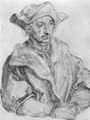 Dürer, Albrecht: Porträt eines Mannes (Sebastian Brant )