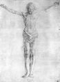 Dürer, Albrecht: Studie zur »Großen Kreuzigung«: Christus am Kreuz