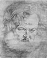 Dürer, Albrecht: Studie zu den »Vier Aposteln«: Kopf des Petrus