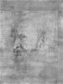 Dürer, Albrecht: Studie zu den »Vier Aposteln«: Kopf des Paulus