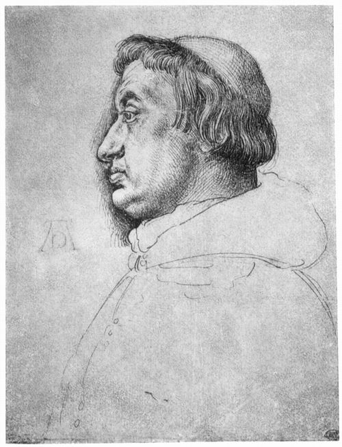 Drer, Albrecht: Portrt des Kardinals Albrecht von Brandenburg