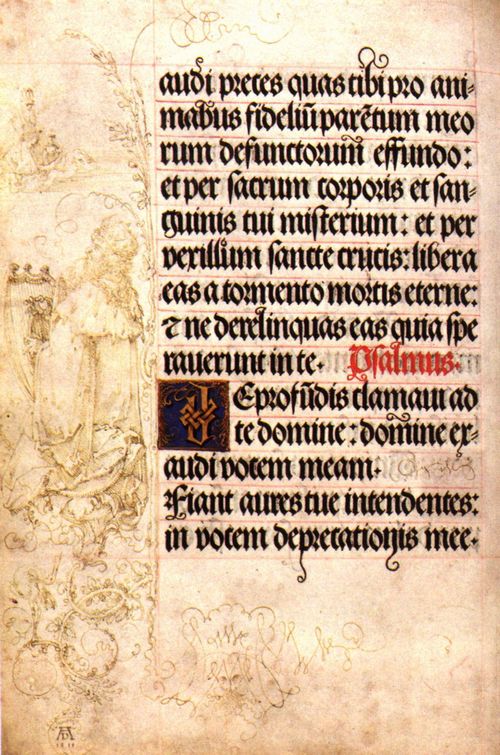 Drer, Albrecht: Maximilianisches Gebetbuch, Randzeichnung