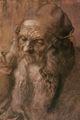 Dürer, Albrecht: Kopfstudie eines dreiundneunzigjährigen Mannes