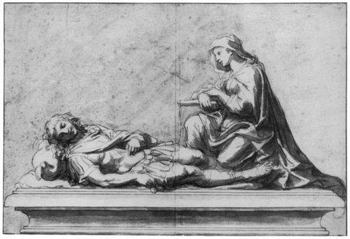Le Brun, Charles: Entwurf fr das Grabmal des Nicolas de Bautru, Marquis de Vaubrun