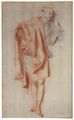 Watteau, Antoine: Stehende mnnliche Figur; Nicolas Vleughels
