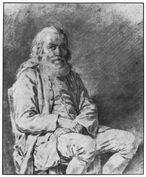Lépicié, Nicolas Bernard: Porträt eines alten Mannes