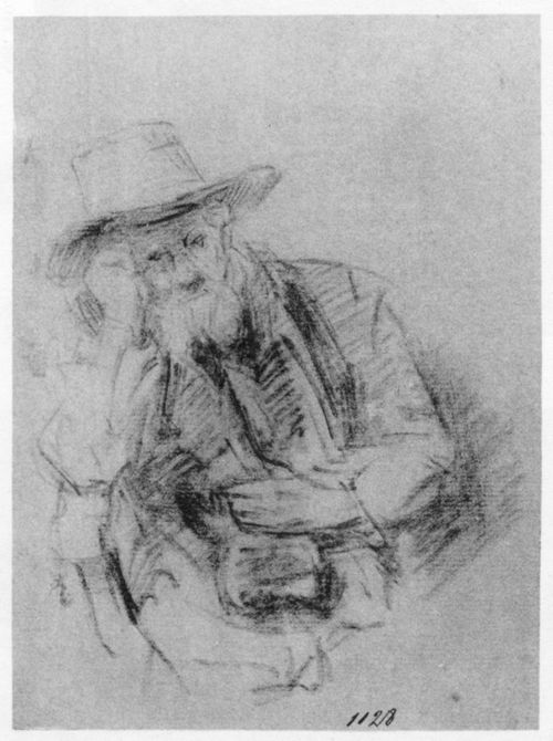 Rembrandt Harmensz. van Rijn: Alter Mann mit breitem Hut