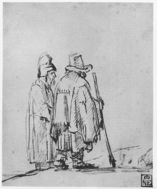 Rembrandt Harmensz. van Rijn: Zwei alte Schfer