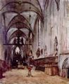 Menzel, Adolf Friedrich Erdmann von: Chor der alten Klosterkirche in Berlin
