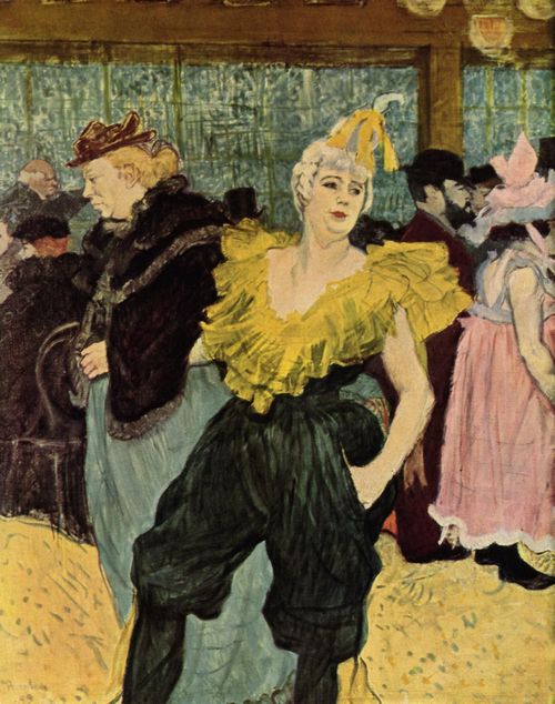 Toulouse-Lautrec, Henri de: La Clownesse Cha-U-Ka-O in Moulin Rouge