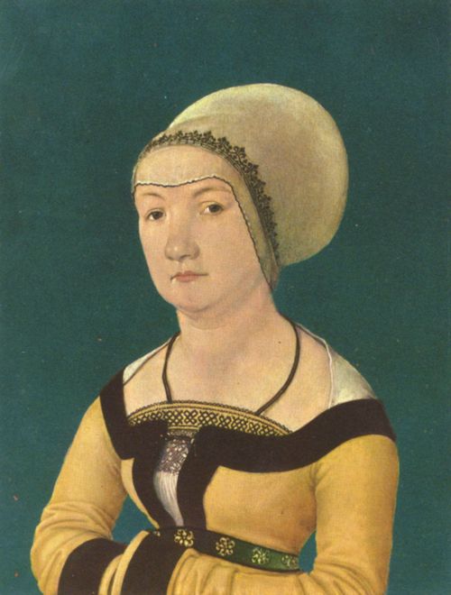 Holbein d. Ä., Hans: Porträt einer 34jährigen Frau