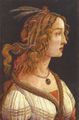 Botticelli, Sandro: Portrt einer jungen Frau (Simonetta Vespuci)
