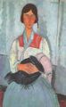 Modigliani, Amedeo: Zigeunerfrau mit Kind