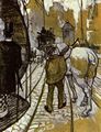 Toulouse-Lautrec, Henri de: Le ctier de la compagnie des omnibus (Das Vorspannpferd der Schienenbusgesellschaft)