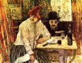 Toulouse-Lautrec, Henri de: A la Mie (Im Restaurant La Mie)