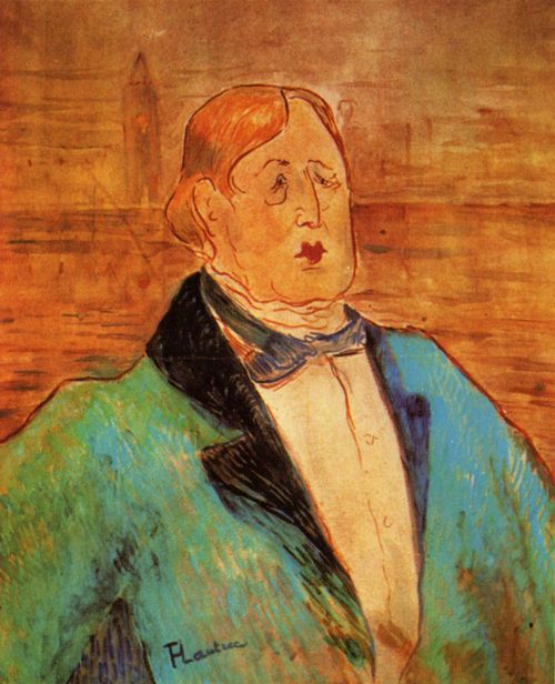 Toulouse-Lautrec, Henri de: Portrt des Oscar Wilde