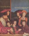 Strigel, Bernhard: Portrt des Kaisers Maximilian und seiner Familie