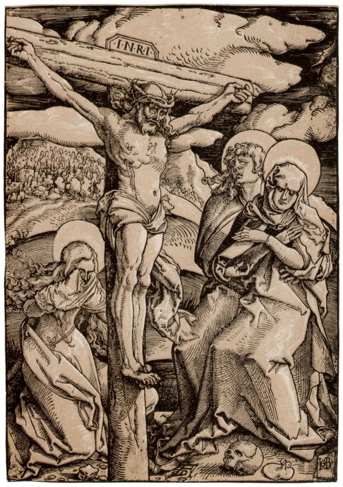 Baldung Grien, Hans: Christus am Kreuz, Maria, Maria Magdalena, Johannes