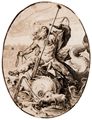 Goltzius, Hendrik: Folge »Antike Götter«, Neptun
