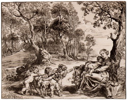 Rubens, Peter Paul: Dier Flucht nach gypten, dritte Fassung
