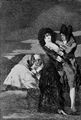 Goya y Lucientes, Francisco de: Folge der »Caprichos«, Blatt 05: Gleich und gleich gesellt sich gern