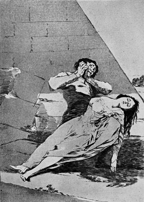 Goya y Lucientes, Francisco de: Folge der »Caprichos«, Blatt 09: Tantalus