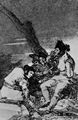 Goya y Lucientes, Francisco de: Folge der »Caprichos«, Blatt 11: Burschen, ans Werk