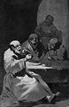 Goya y Lucientes, Francisco de: Folge der »Caprichos«, Blatt 13: Es ist hei