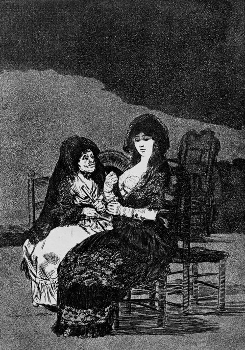 Goya y Lucientes, Francisco de: Folge der »Caprichos«, Blatt 15: Schne Ratschlge